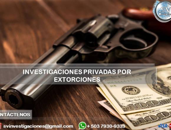 Investigación Privada por Extorsión 