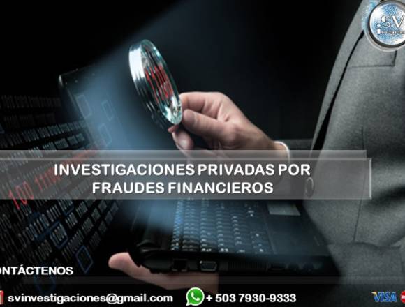 Investigación Privada por Fraude Financiero