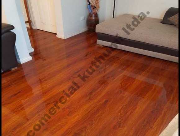 Piso flotante Cherry Ultra Brillante Vitrificado