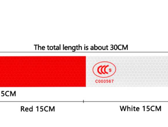 Cinta De Advertencia Reflectantes Para Vehículos