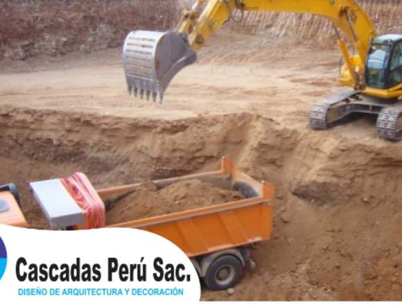 excavaciones en obra,movimiento de tierra,desmonte