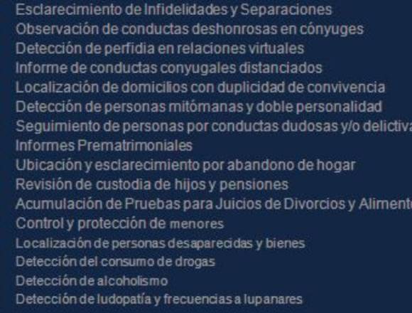 DETECTIVE PROFESIONAL - HUANCAYO