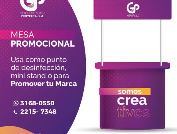 Mesa Promocional o para degustación