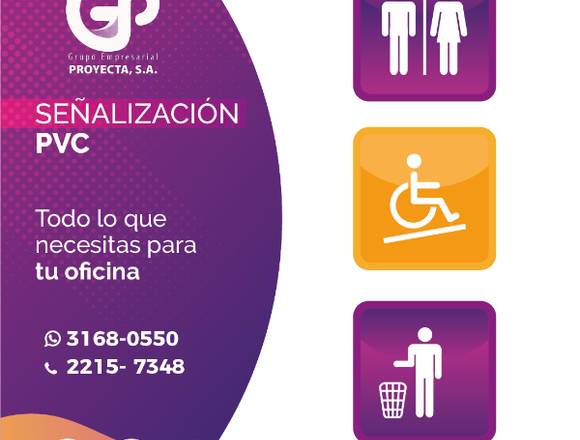 Rotulación de Pvc o Acrílico