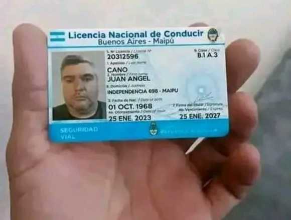 LICENCIA DE CONDUCIR 