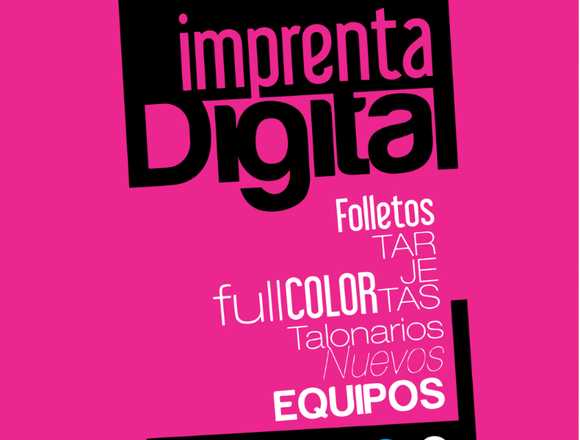 Imprenta Digital Talonarios Tarjetas Volantes