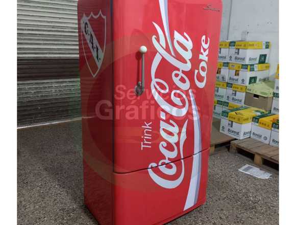 Ploteo De Heladera Coca Cola