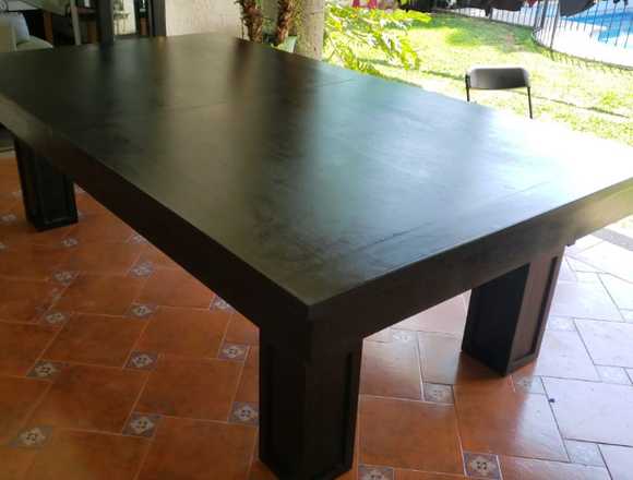 MESA DE BILLAR CONVERTIBLE A COMEDOR.