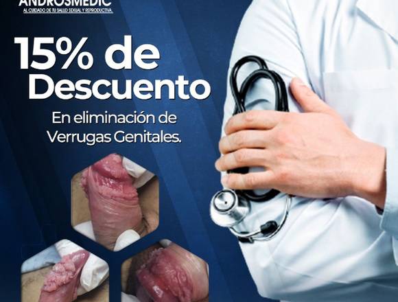 -15% en Eliminación de verrugas genitales