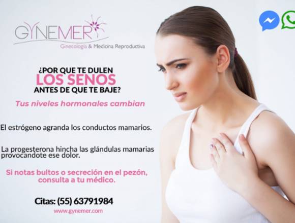 ¿Tienes dolor en los senos?