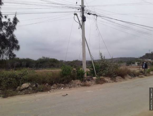 ayangue terreno cerca del mar 