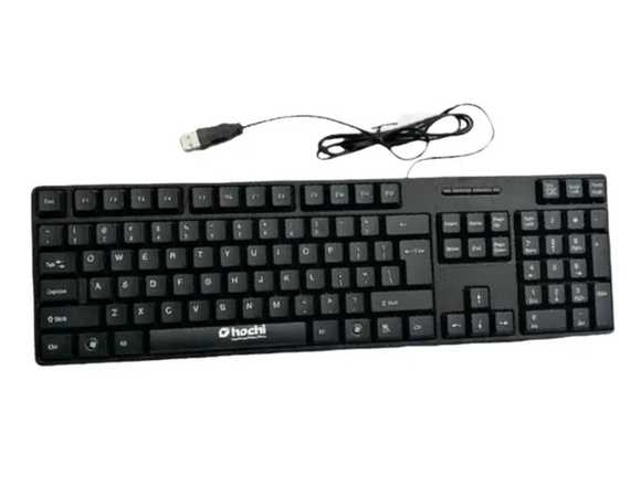 HOCHI TECLADO CON CABLE USB