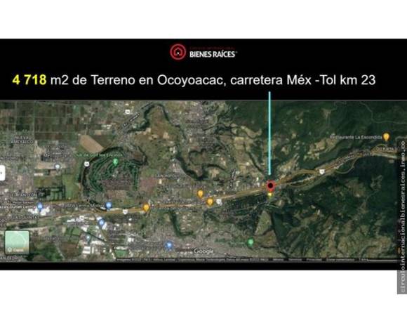 4,718 m2 de Terreno a unos pasos de las "Fresas de la carretera M