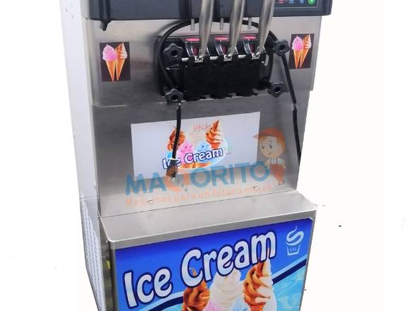 MAQUINAS DE HELADOS SOFTS DE PIE Y DE MESA 