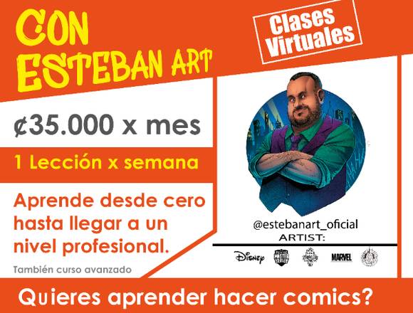 Taller de Dibujo virtual, con Esteban Art