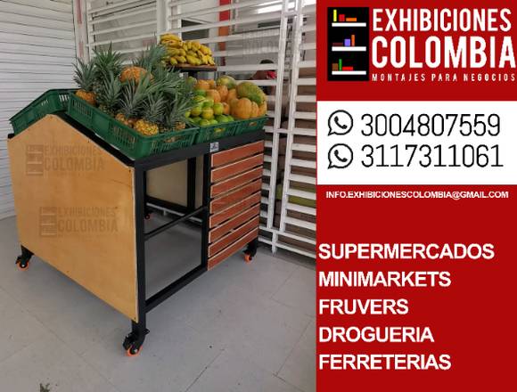 Muebles de exhibición  de frutas y verduras