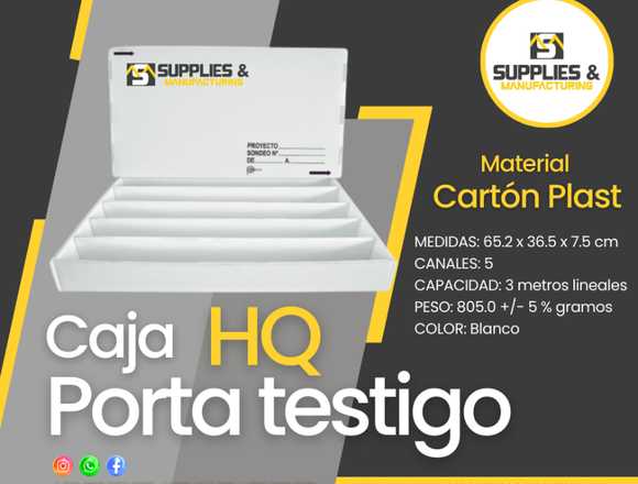 CAJAS PORTATESTIGO NQ-PARA  MUESTRAS 