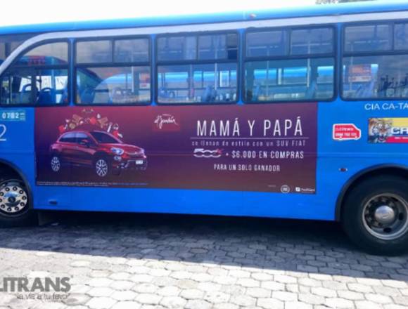 PUBLICIDAD EN BUSES ( NIVEL NACIONAL ) 