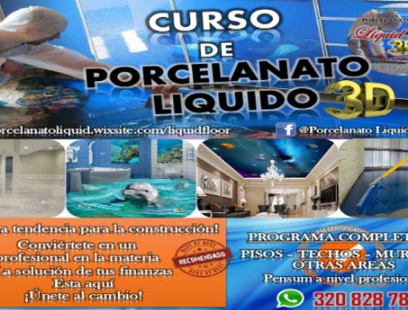 CURSO PORCELANATO LIQUIDO 3D 