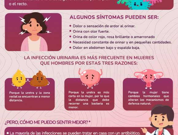 ¿Sufres de una infección urinaria?