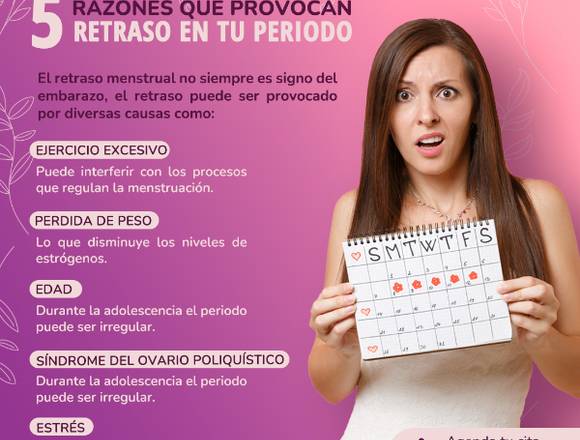 ¿Retraso en tu periodo?