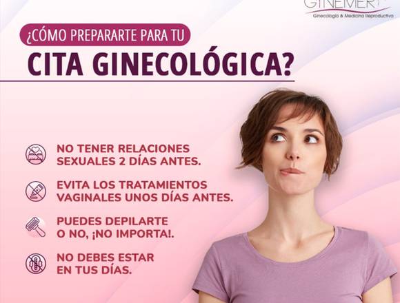 ¡Preparate para tu CONSULTA GINECOLÓGICA!