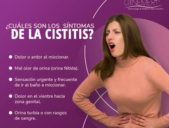 Síntomas de la CISTITIS 