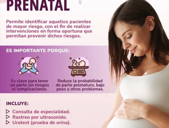 Consultas de CONTROL PRENATAL