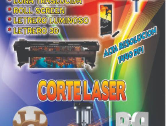 GIGANTOGRAFIAS & CORTE LASER