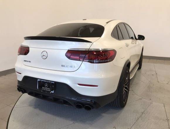 Clean 2020 Glc 43 AMG Coupe white color