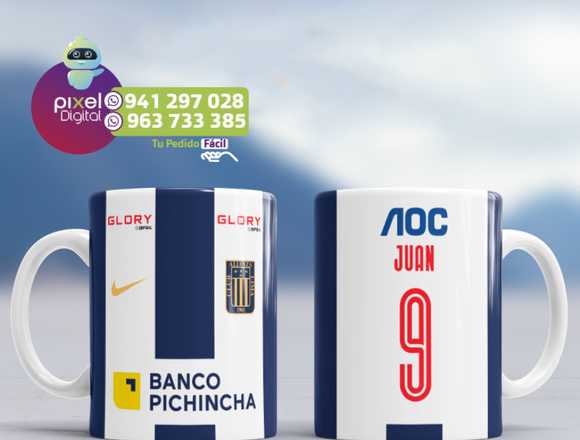 Tazas personalizados equipo de futbol Peruano