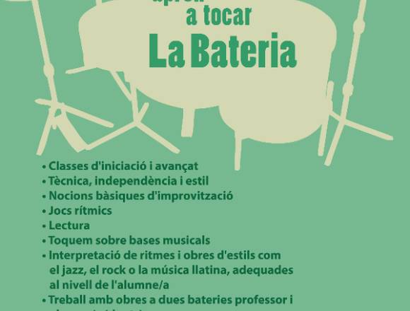 Classes de Bateria (cerca de Barcelona)