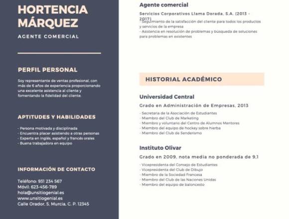 Realizo Curriculum Vitae (seleccionador de RRHH)