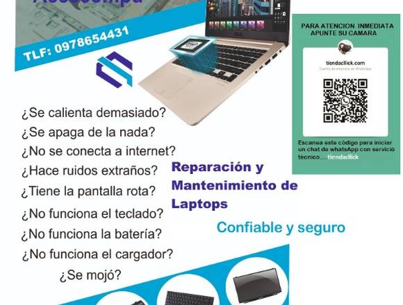 Mantenimiento Formateo & Actualización PC lapto 