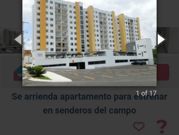 apartamento seminuevo, sector de Galicia Pereira