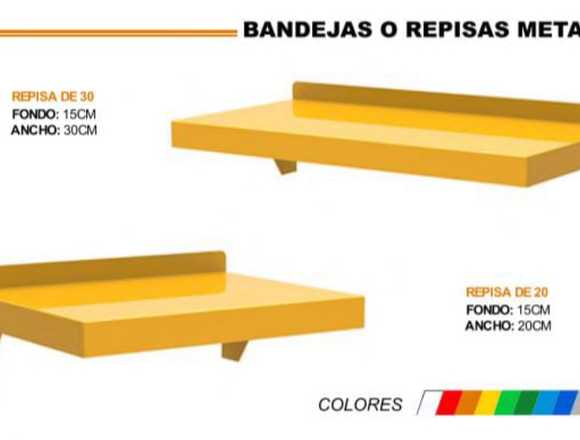 ACCESORIOS PARA TABLEROS - BANDEJAS METALICAS 