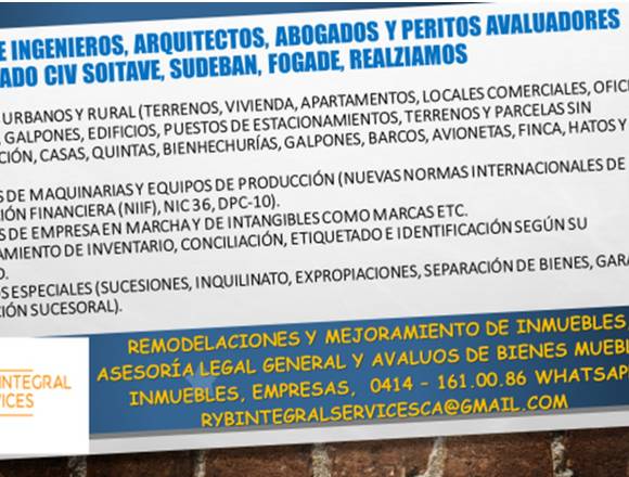 SERVICIO INMOBILIARIO ESTUDIO DE MERCADO Y AVALÚO