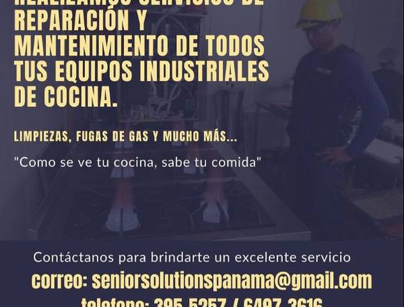 Mantenimiento reparaciones equipos industriales 