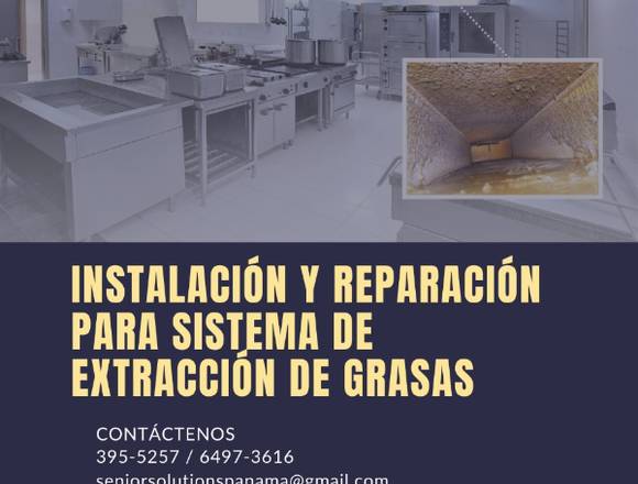 Instalación reparación sistema de extracción 