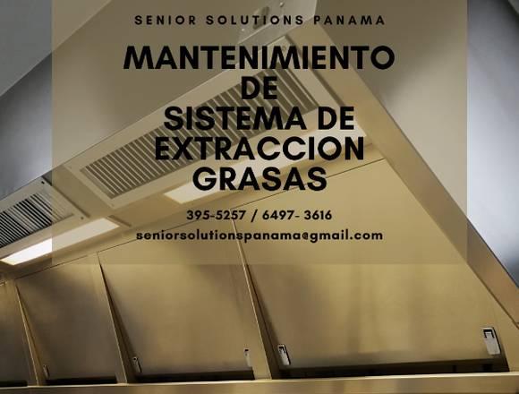 mantenimiento de Sistema de Extracción Grasas