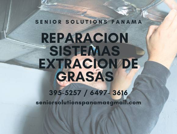 Reparaciones sistemas extracción de grasa