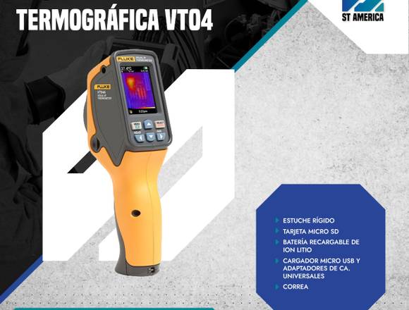 ALQUILER DE  CAMARA TERMOGRAFICA VT 04 