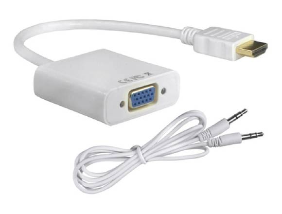 CONVERTIDOR HDMI A VGA CON AUDIO