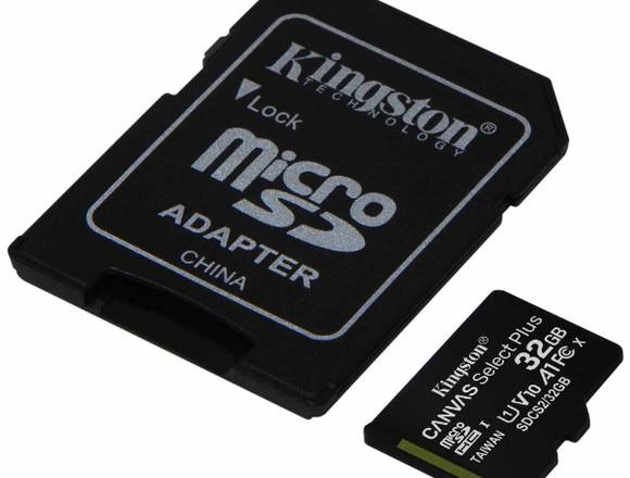 MICRO SD 32GB KINGSTON CLASE 10