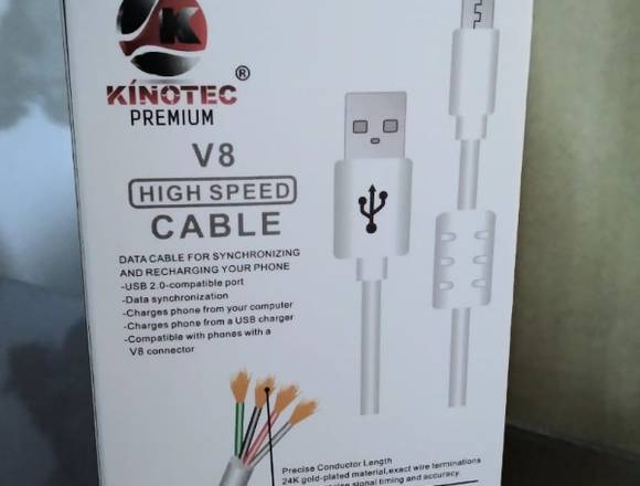 Cable V8 Kinotec Con Filtro