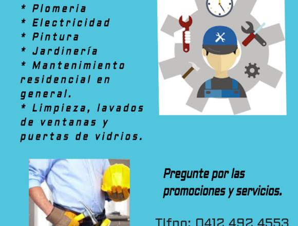 Servicios de mantenimiento residencial