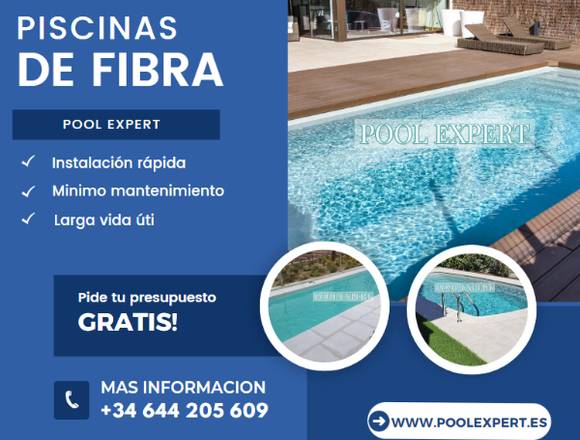 Piscinas de fibra Pool Expert