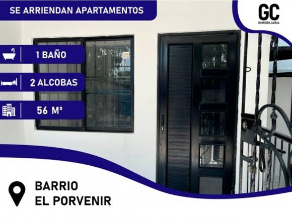 Se arriendan 2 apartamentos en el barrio El Porvenir de Soledad.