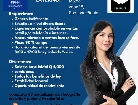 Vendedor micro creditos externo 