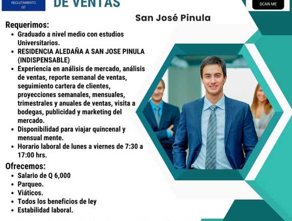 Jefe departamento de Ventas 